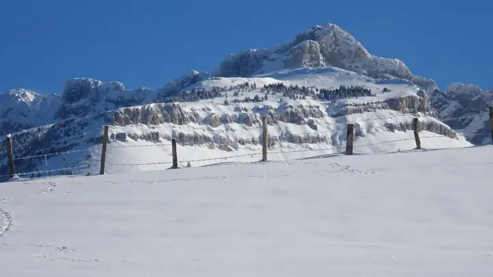 Sommets enneigés du Vercors